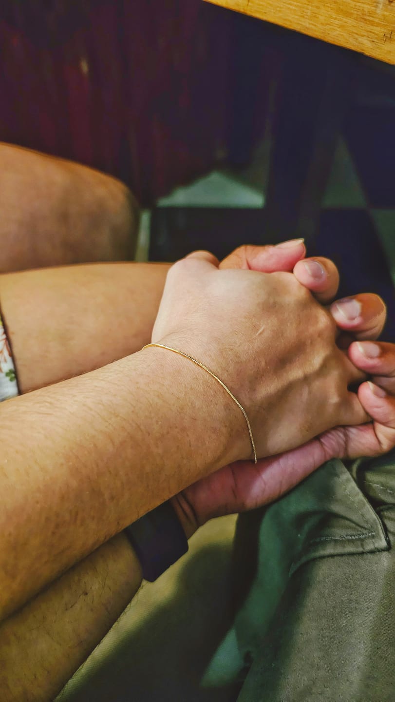 Customer photo review of Pulseras Cola de Ratón en Oro laminado 18k Para Pareja