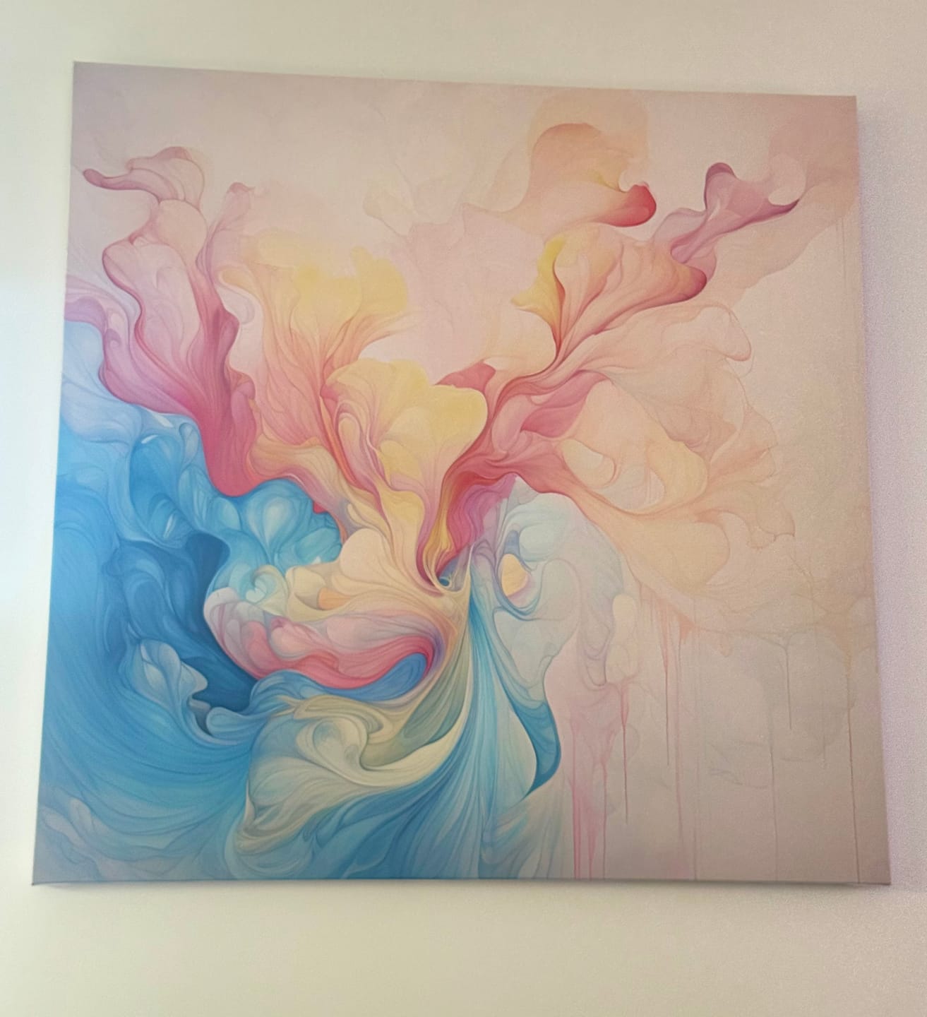 Customer photo review of MODERN RAINBOW CANVAS