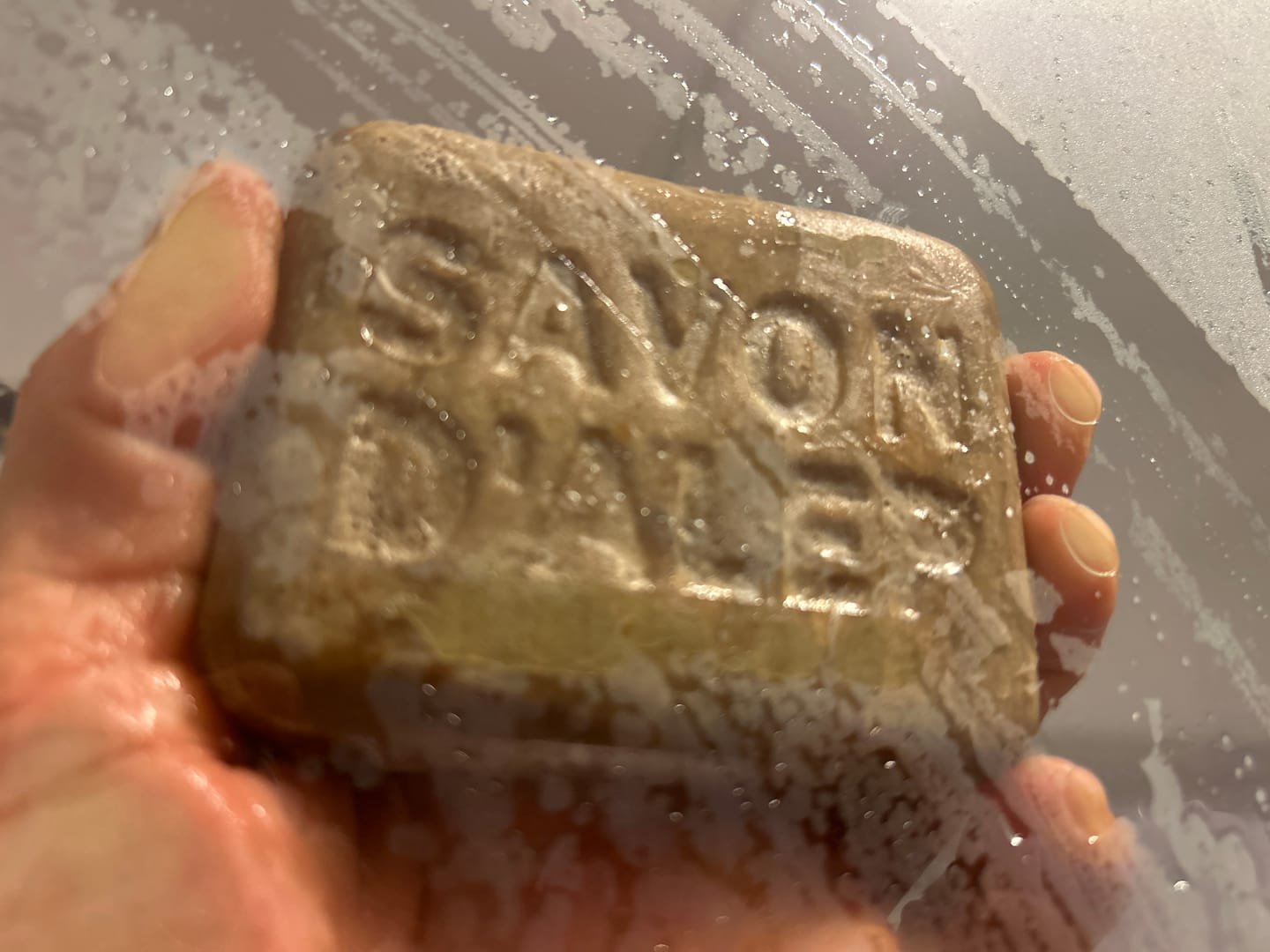 Customer photo review of Olive & Laurel Aleppo Soap 12% (100g)