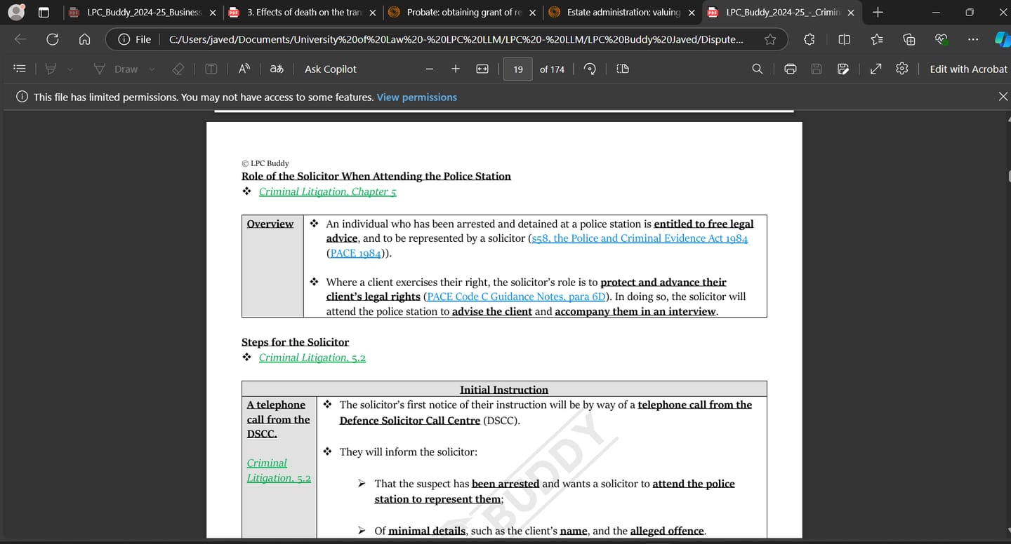 Customer photo review of LPC Buddy™ 2024 / 25 | Complete Core Module Guide | Digital Distinction Level Study Guide for the LPC