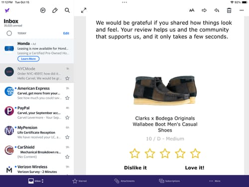 Customer photo review of Clarks x Bodega Originals Wallabee Boot Men's Casual Shoes