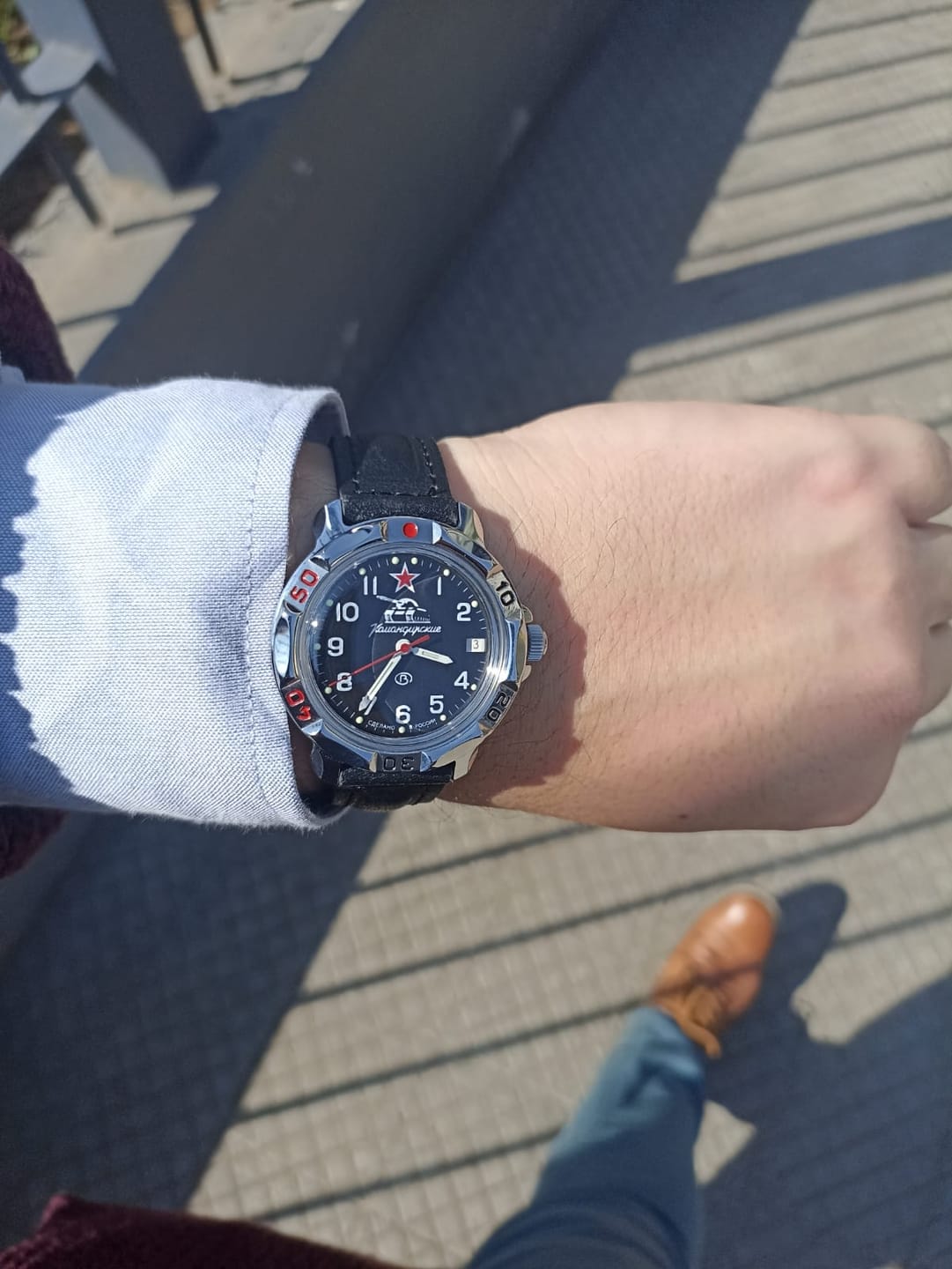 Customer photo review of Reloj Vostok Komandirskie 811306 A Cuerda Made in Russia 40mm [EXCLUSIVO]
