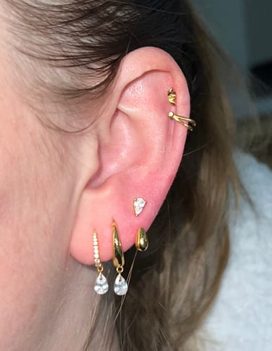 Customer photo review of Boucle d'oreille Nile Or