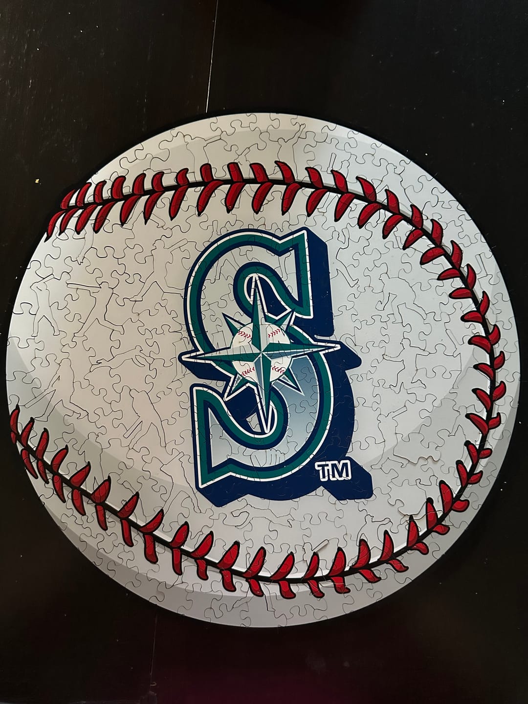 Customer photo review of Seattle Mariners™ - Wooden Puzzle