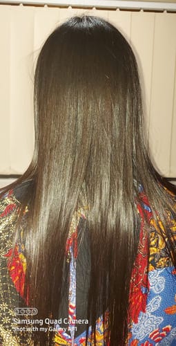 Customer photo review of Mycro Keratin Keraxir Smoothing Serum