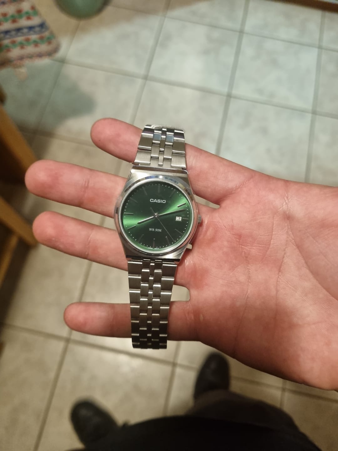 Customer photo review of Reloj Casio Análogo MTP-B145D-3AV Verde 35mm