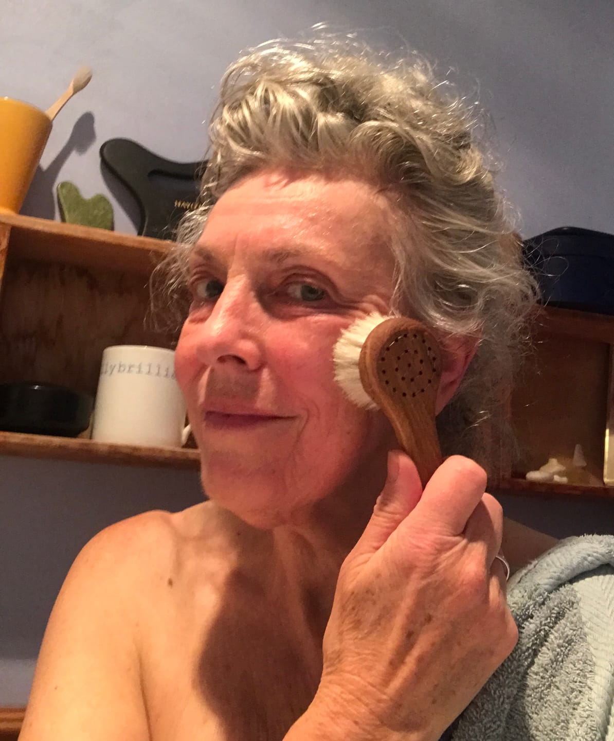 Customer photo review of Facial Brush