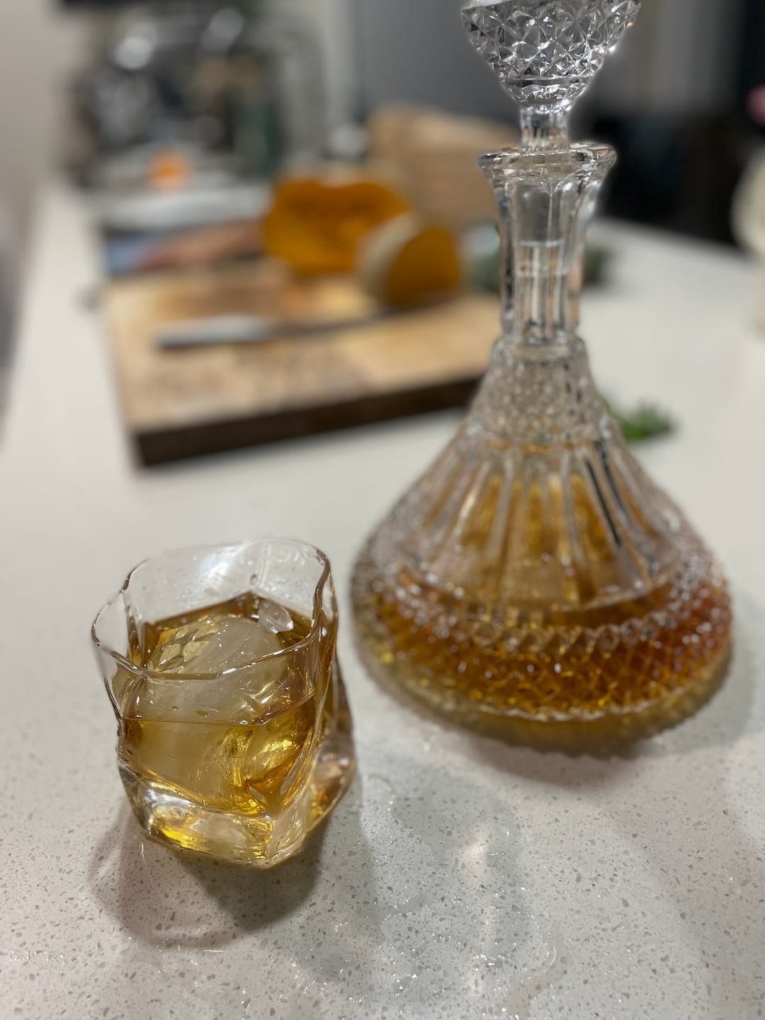 Customer photo review of M&B Whisky Wave Glass Set