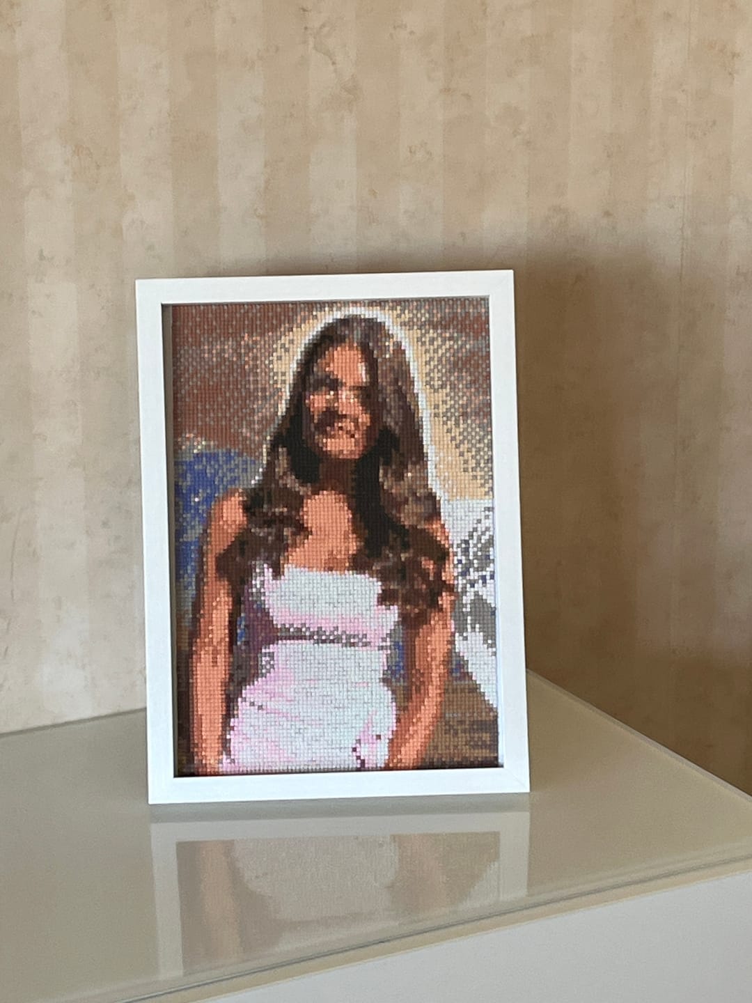Customer photo review of Eget Foto Diamond Painting