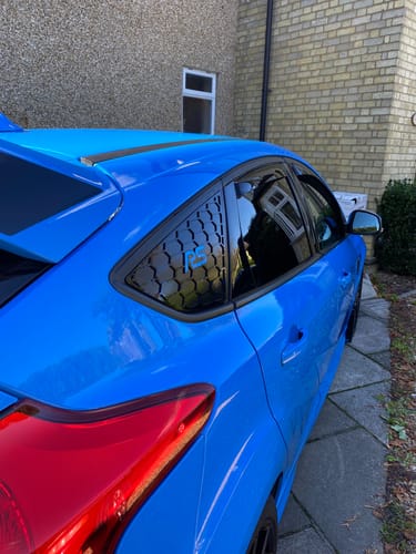 Customer photo review of Mk3/3.5 Focus Rear Quarter Window Inserts (Pair)