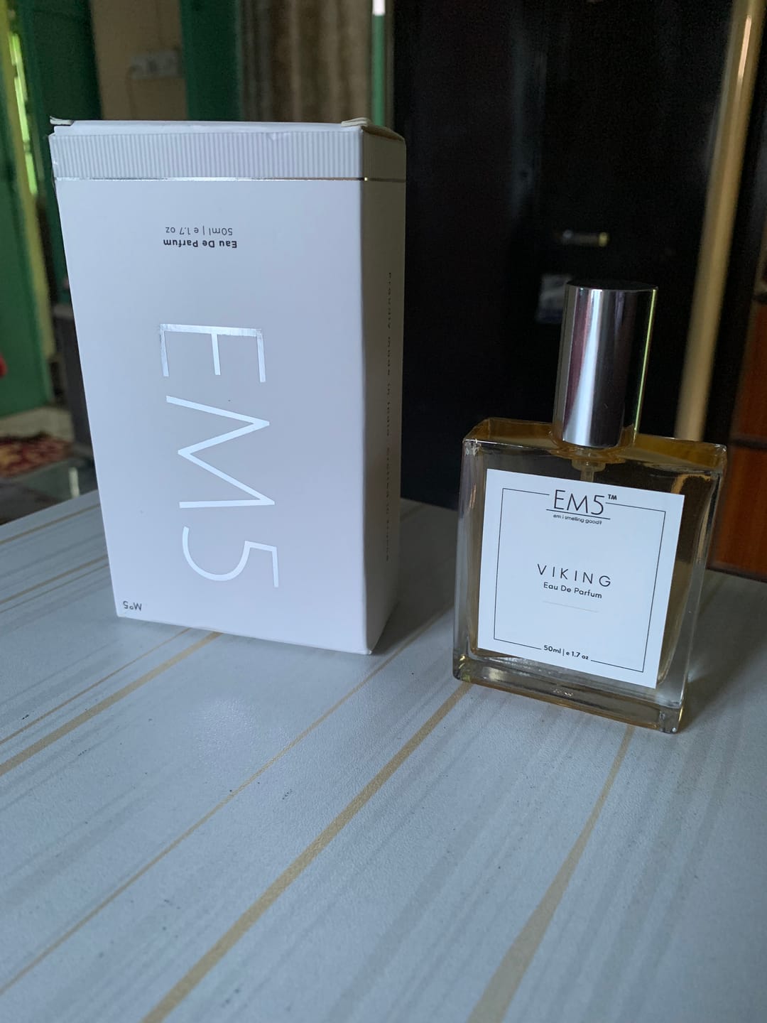 Customer photo review of EM5™ Viking Perfume EDP Spray for Men | Aromatic Citrus Woody Fragrance Accords | Luxury Gift for Him | Variants Available: 50 ml Spray / 15 ml Spray
