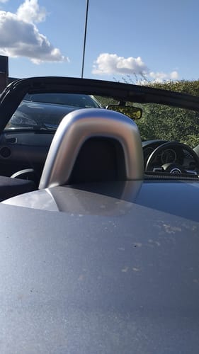 Customer photo review of Proform Rollover Hoop Covers - Mazda MX5/Miata Mk3/3.5/NC