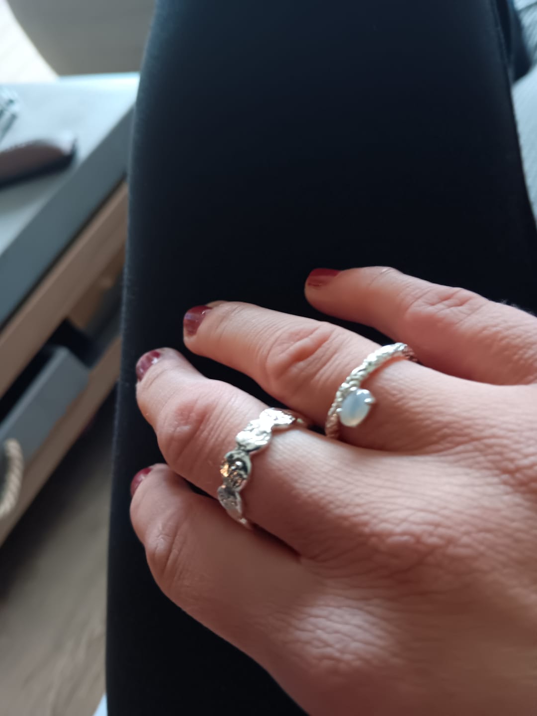 Customer photo review of LEAH RING