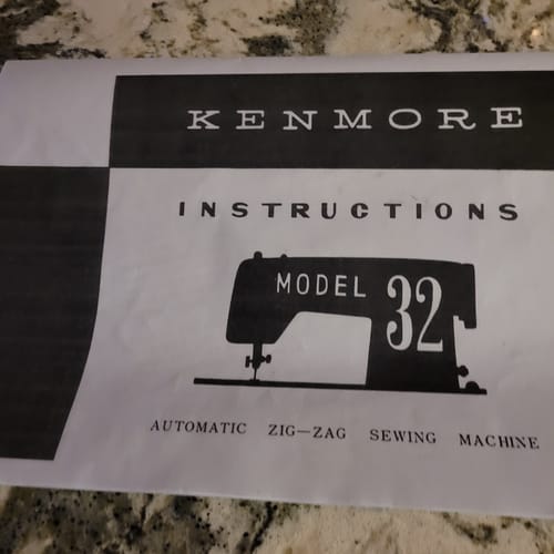 Customer photo review of Kenmore Zig Zag 158.320 Instruction Manual