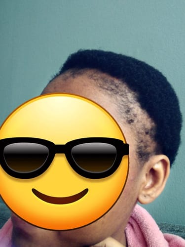 Customer photo review of Daily Moisture & Styling Set