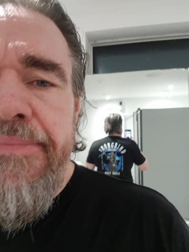 Customer photo review of [Limited Edition] HalloStream 'Reaper' Heavyweight T-Shirt