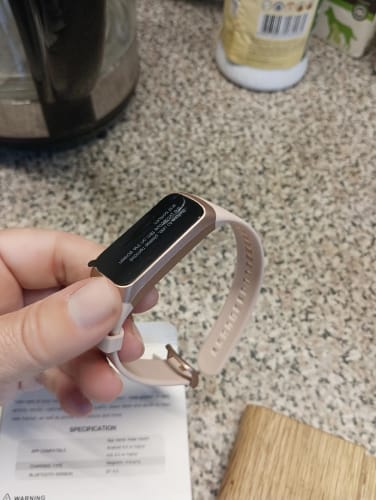 Customer photo review of SmartWare Icon Waterproof Smart Fitness Tracker With Heart Rate