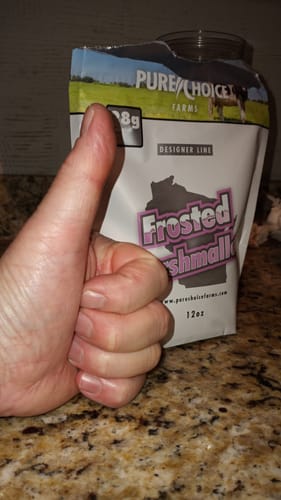 Customer photo review of Whey Protein Isolate Flight   Try all 5 flavors!