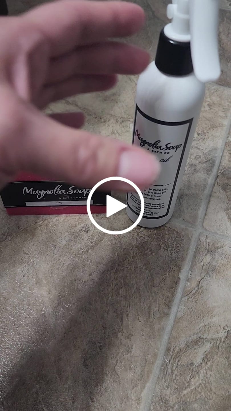 Customer video review of Shower Oil-24K