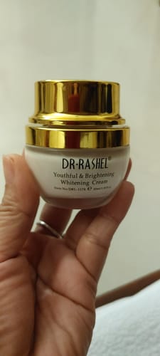 Customer photo review of Dr.Rashel 24K Gold Collagen Whitening Cream - 30ml