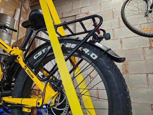 Customer photo review of Rear Rack + Rear Tail Light (for T7)