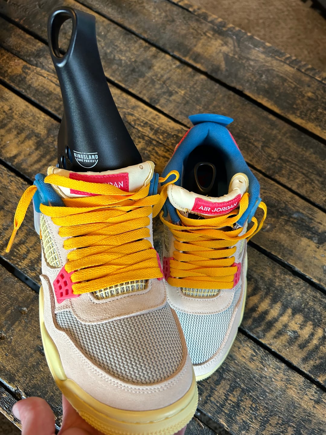 Customer photo review of Fresh Flow Shoe Trees - Extend the Life Of Sneakers, Shoes & Boots