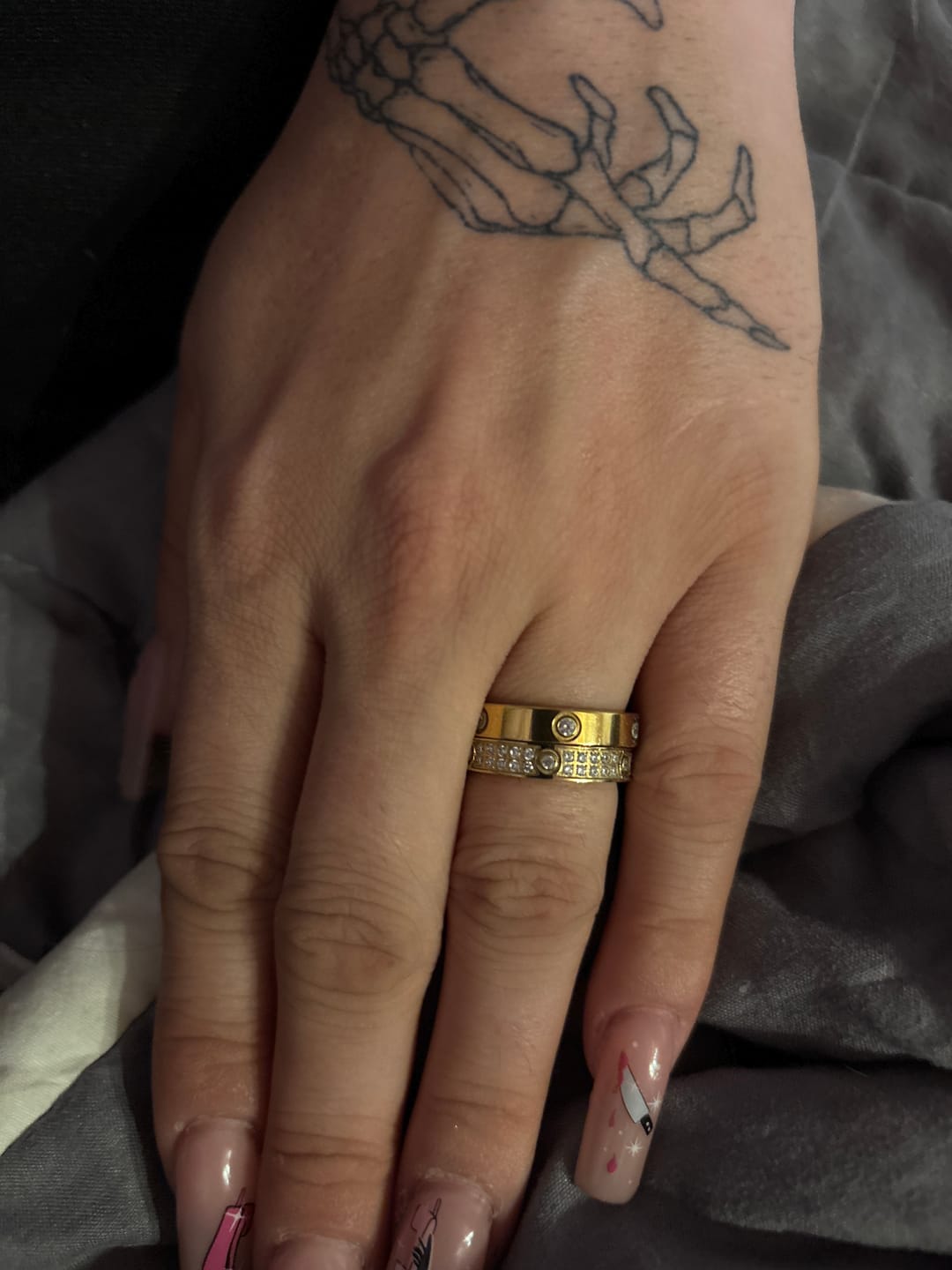 Customer photo review of Arianna Ring | 18K vergoldet