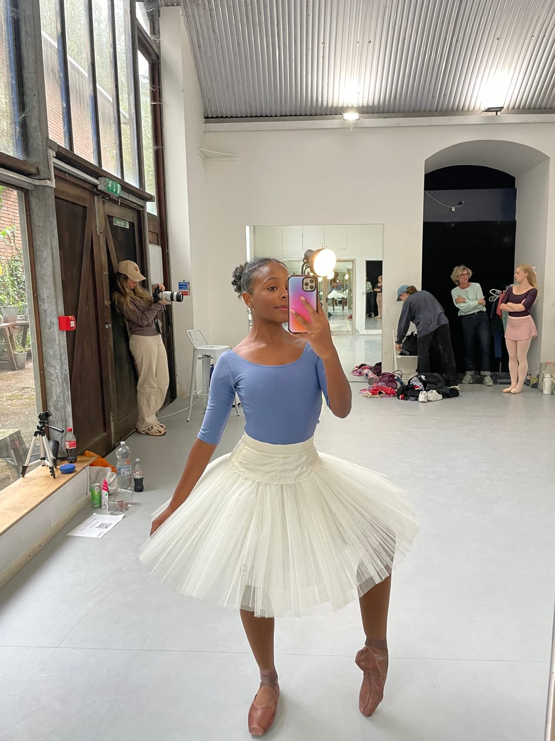 Customer photo review of Ballet Tights Convertible - Brown