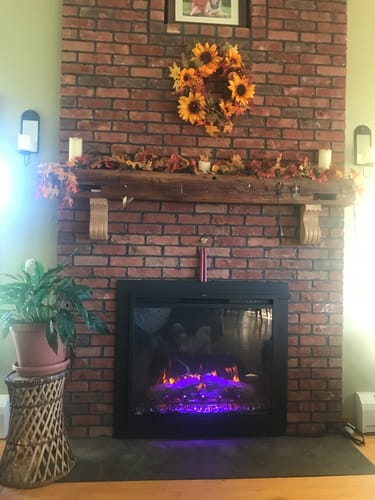 Customer photo review of Napoleon Element 36'' Dual Voltage Built-In Electric Firebox Insert