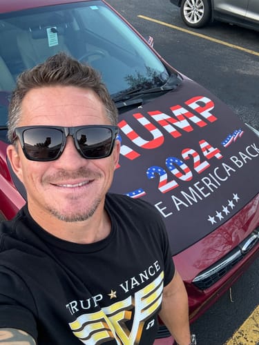 Customer photo review of TV Rocker Gold T-Shirt