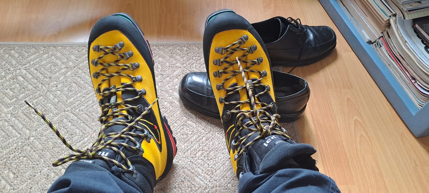Customer photo review of Bota Hombre Nepal Evo GTX