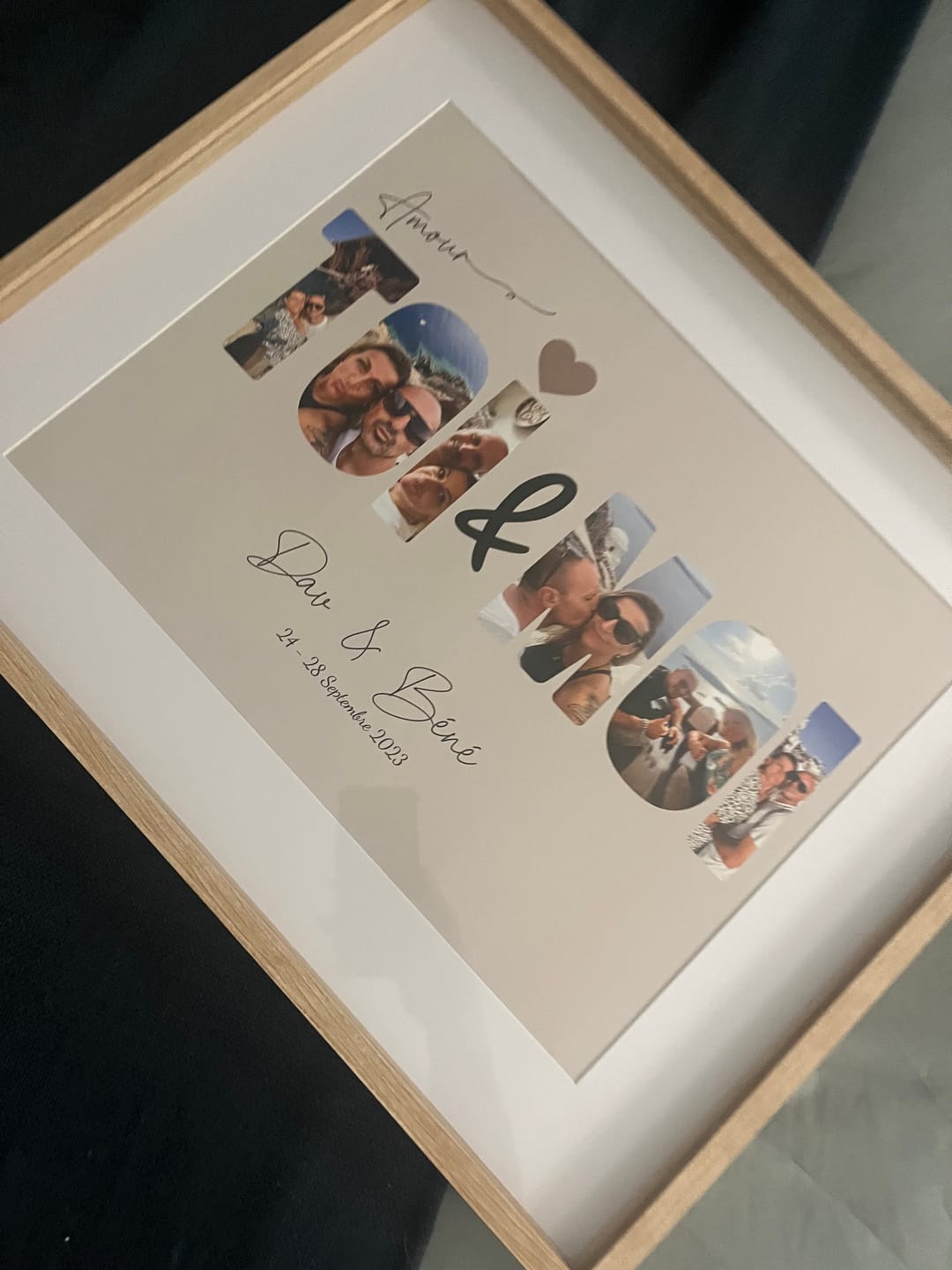 Customer photo review of Toi & Moi -  Affiche Personnalisée