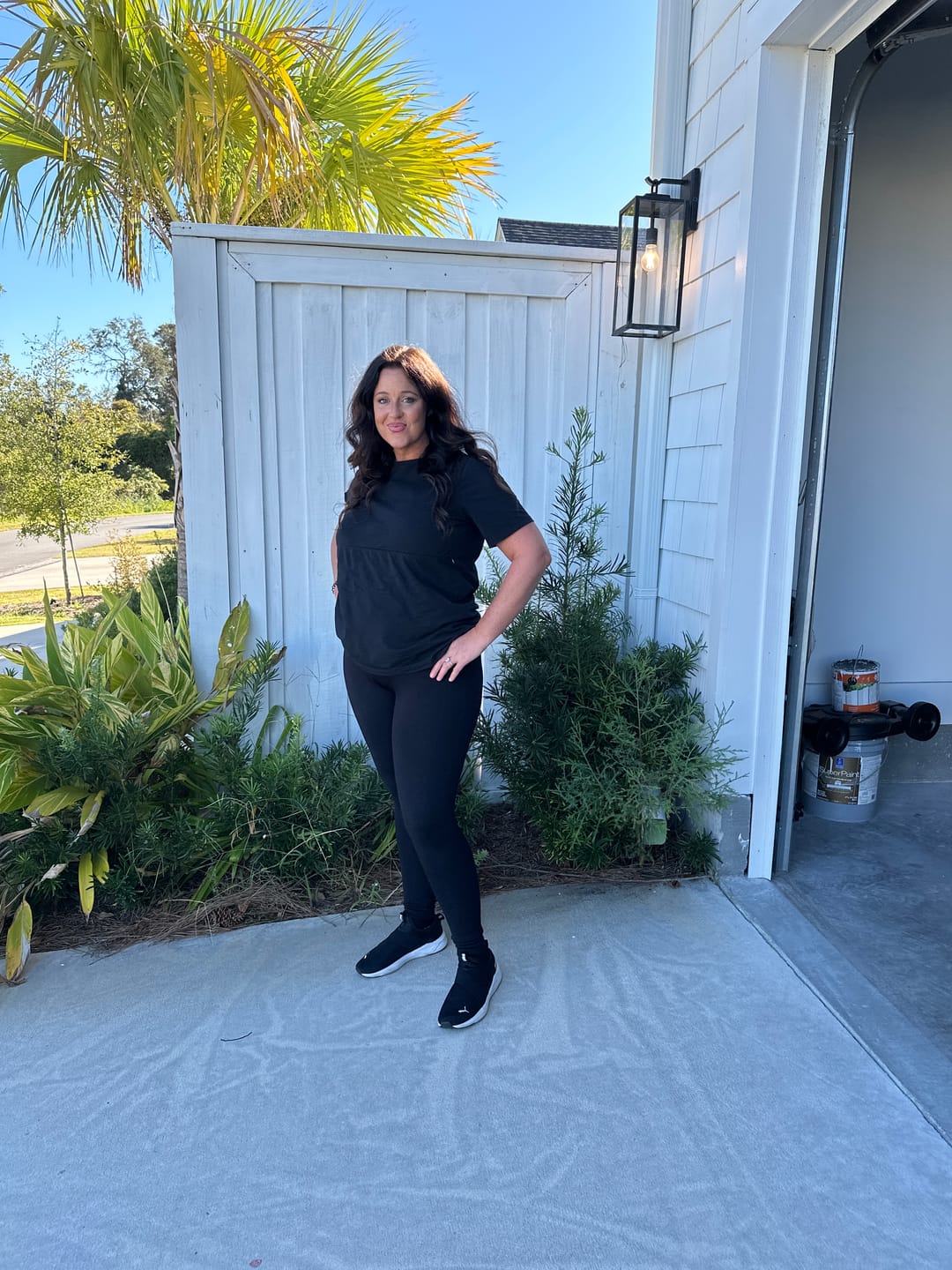 Customer photo review of Snapback™ Postpartum Leggings - Black