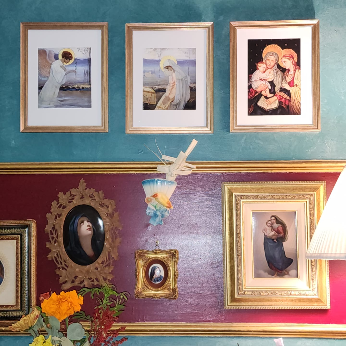 Customer photo review of Saint Anne, Grandmother of the Church - Patron of Housewives, Mothers, and Grandmothers - Archival Print - Catholic Art