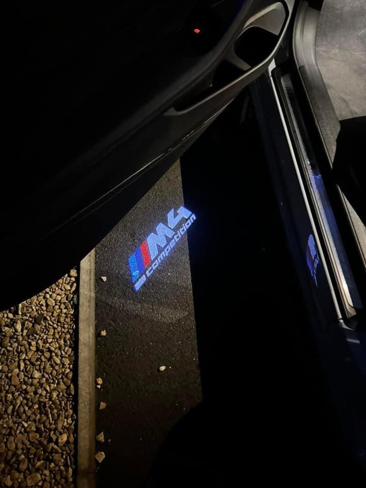 Customer photo review of BMW G SERIES DOOR LIGHTS