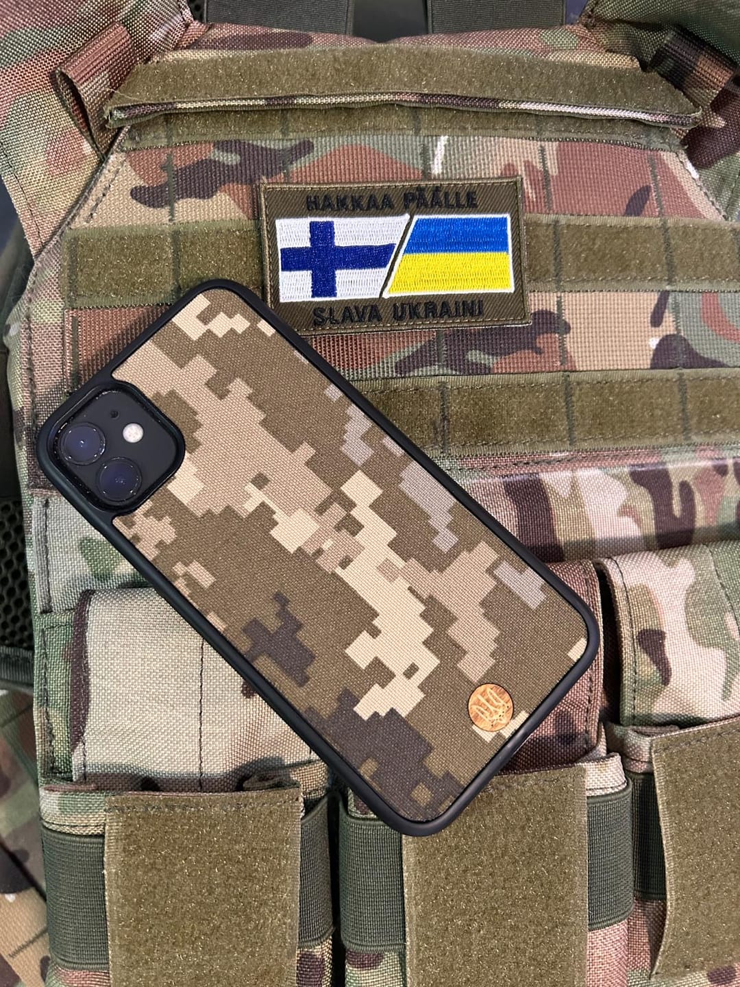 Customer photo review of Genuine Ukrainian Army MM14 Camo Case
