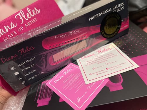 Customer photo review of KIT Plancha Profesional INFRARED  +  Cepillo 5 En 1 Diana Fletes