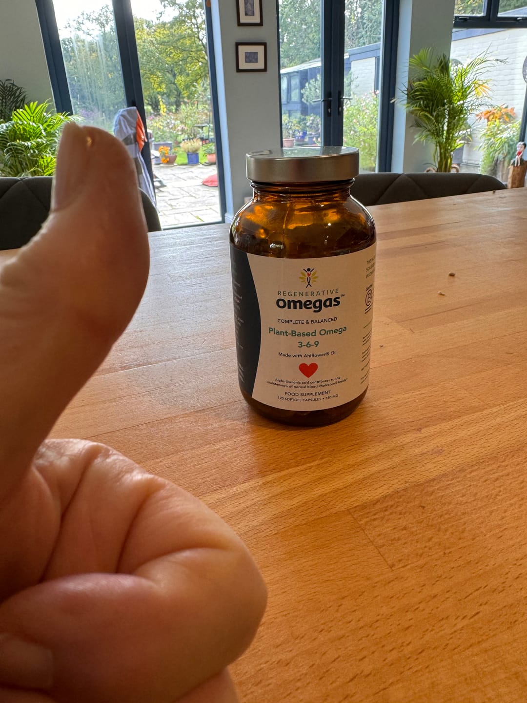 Customer photo review of Regenerative Omegas - Fish-Free 120 Capsules