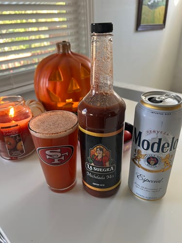 Customer photo review of La Suegra Michelada Mix