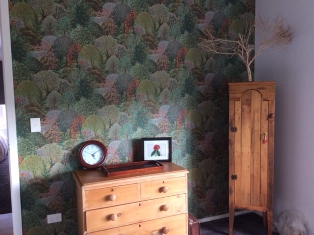 Customer photo review of Arboretum Garden Wallpaper - Green