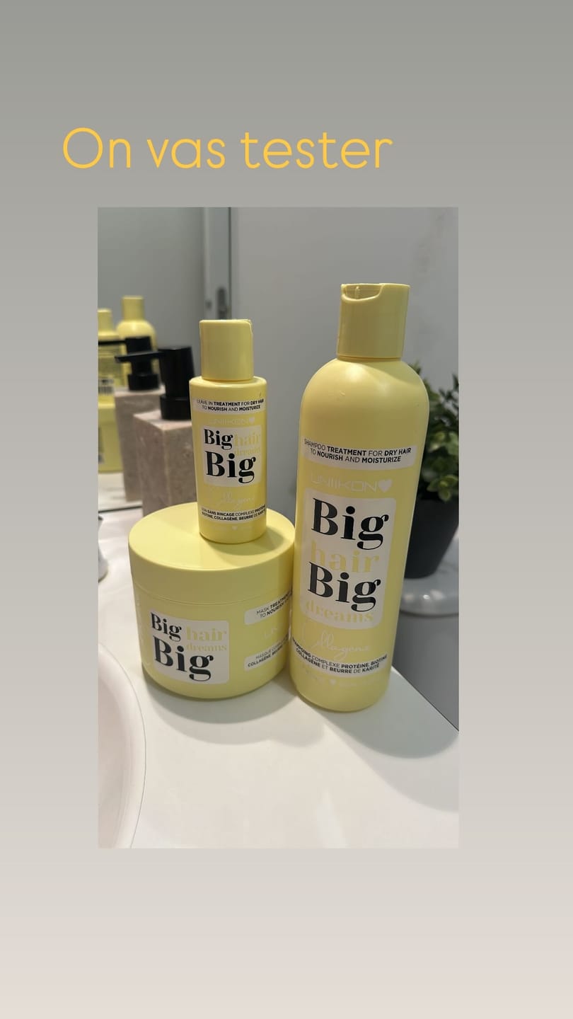 Customer photo review of Gamme Collagène - Kit complet - Shampooing, masque et leave-in