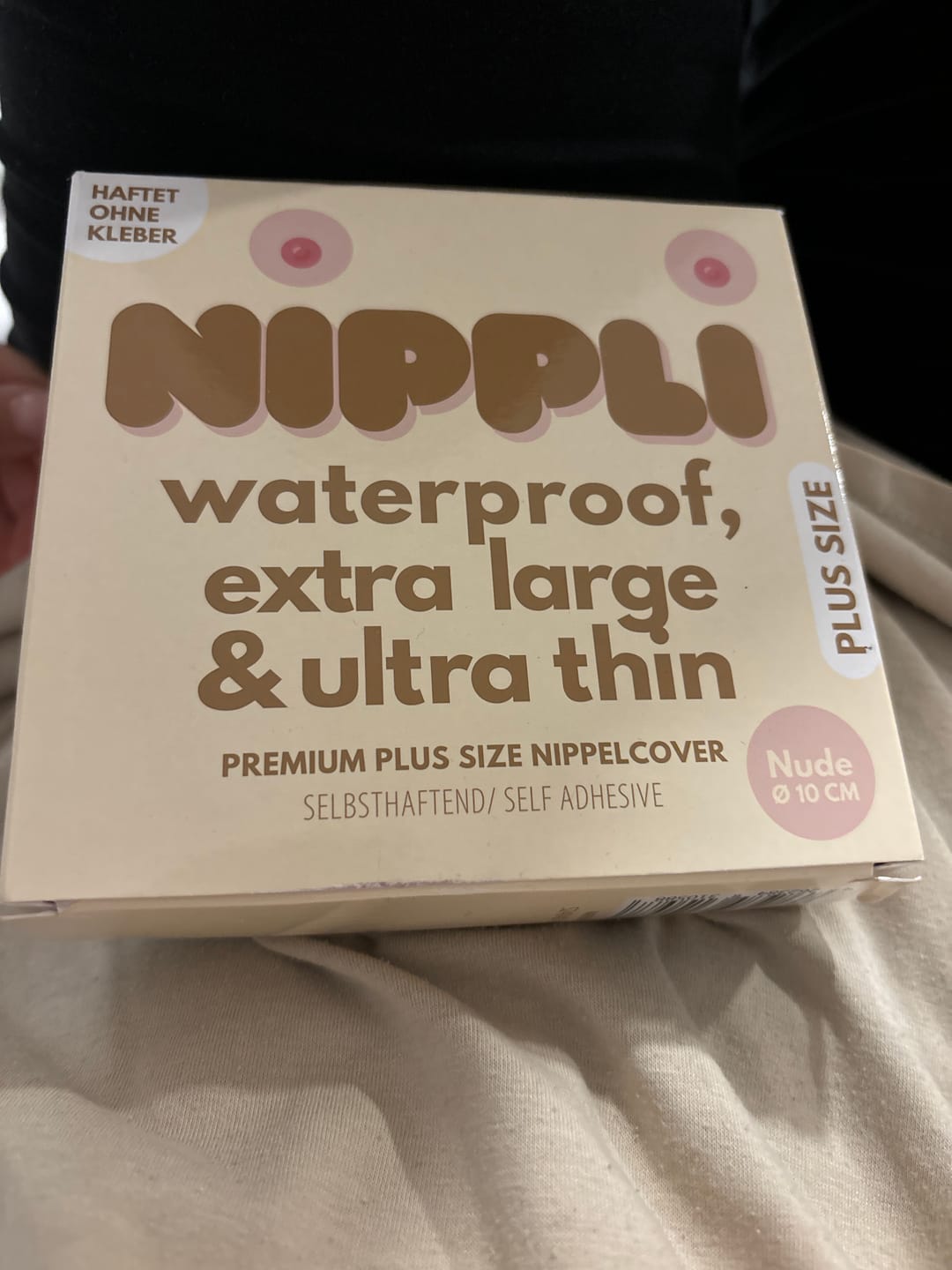 Customer photo review of Doppel Pack Plus Size Nippelcover COLOR NUDE (2 Paar) 4 St.
