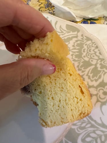 Customer photo review of Sugar Free Low Carb Keto Pound Cake Loaf