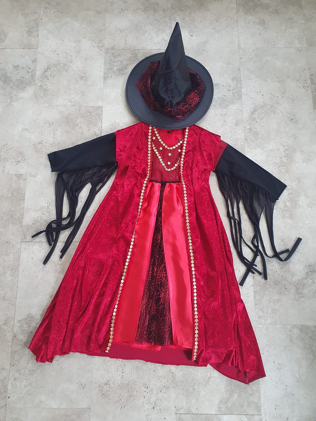 Customer photo review of Spider Web Net Fabric