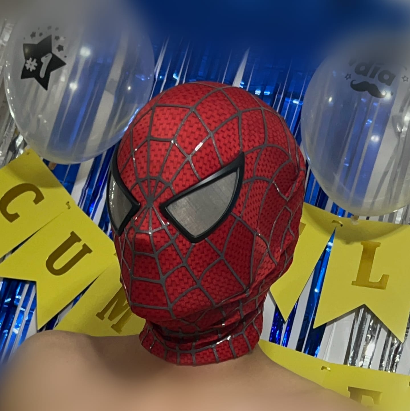 Customer photo review of SpideyJunky™ OG Tobey Spidey Mask