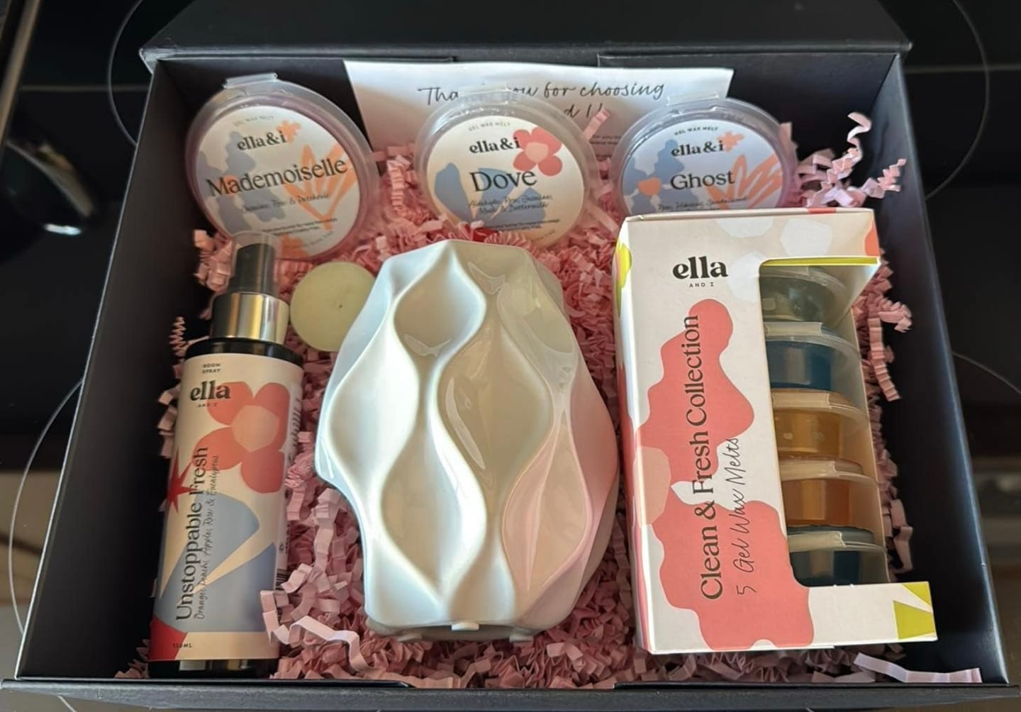 Customer photo review of The Luxury Gift Set