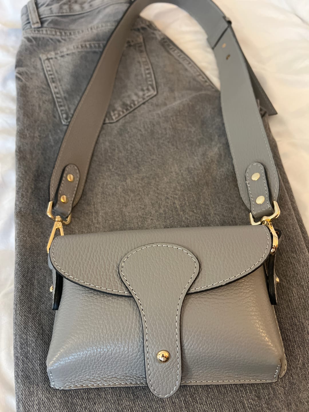 Customer photo review of Luca Small Crossbody Bag