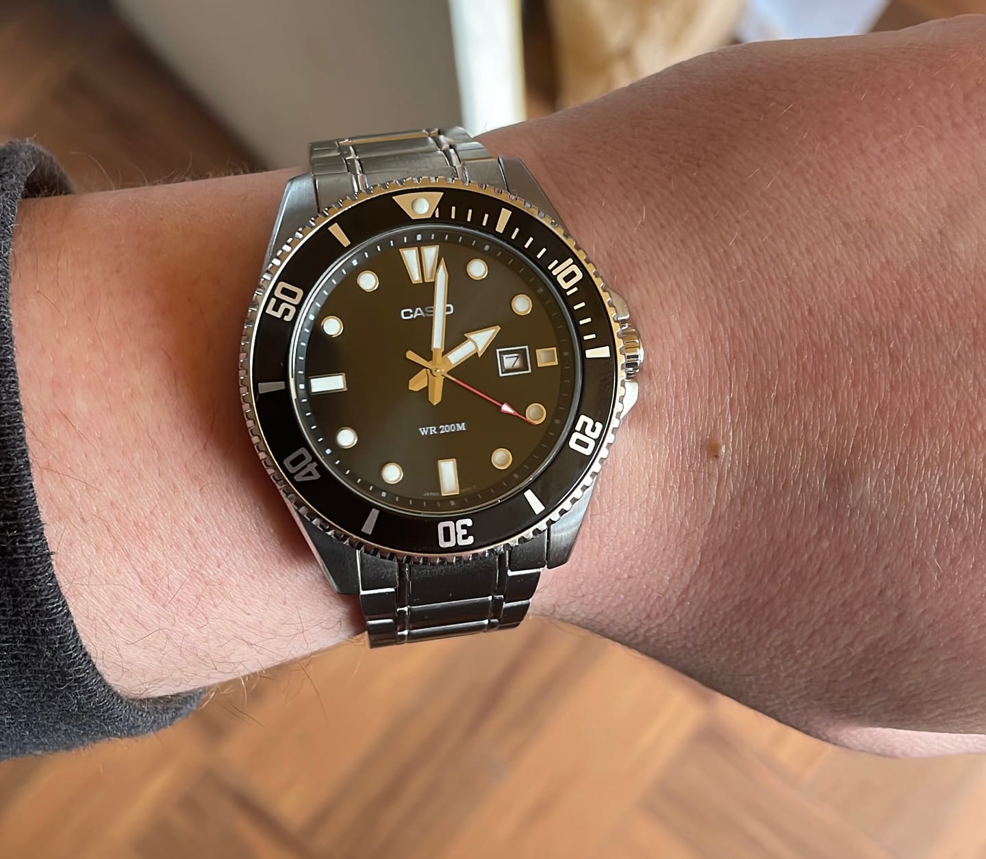 Customer photo review of Reloj Casio Submariner Marlin Duro MDV-107D-1A1VDF Buceo
