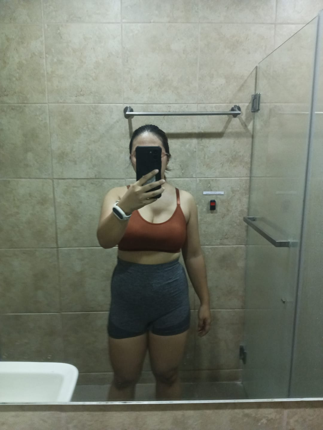 Customer photo review of FETTLE bra - seamless sports bra