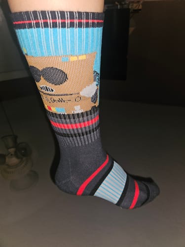 Customer photo review of SWAG - South Park Awesome Robot Premium Sport Socks